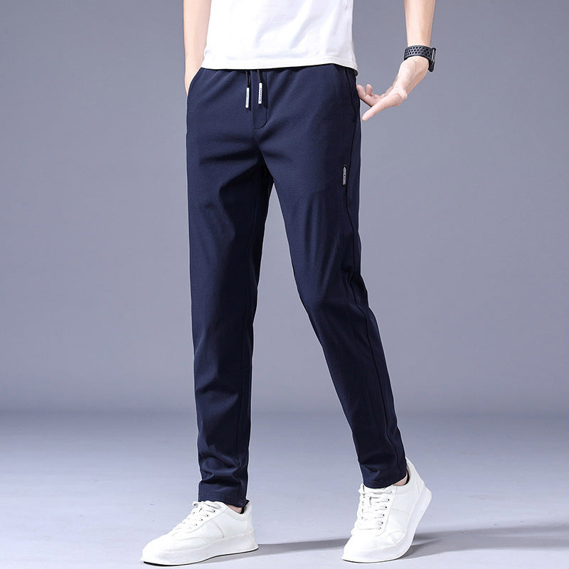A Corporate Thin Loose Casual Drawstring Sweat pant