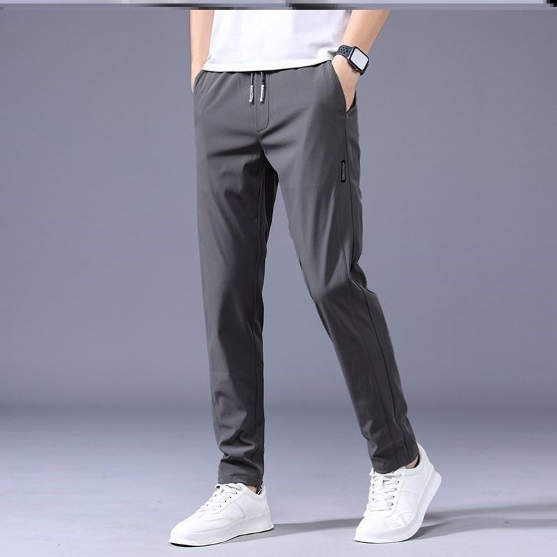 A Corporate Thin Loose Casual Drawstring Sweat pant