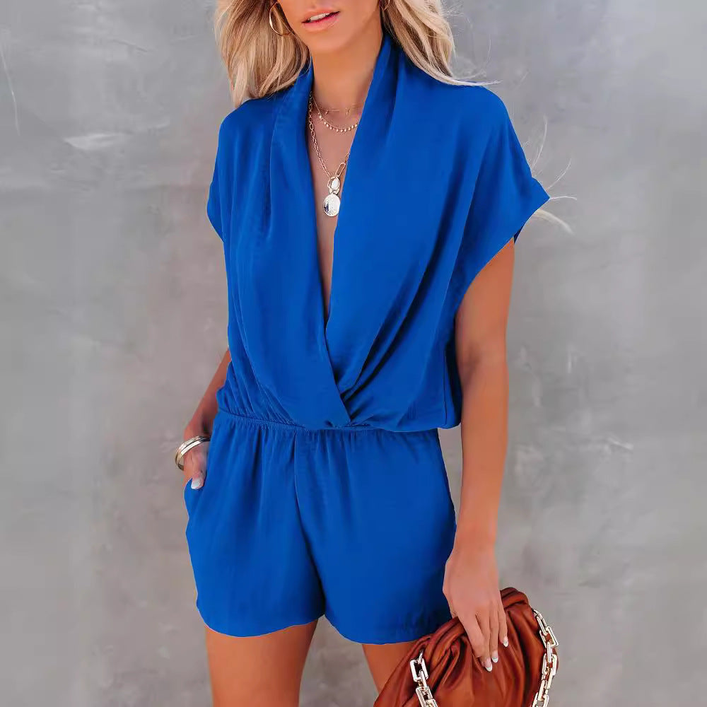 An amazing sexy looking v-neck jumpsuit