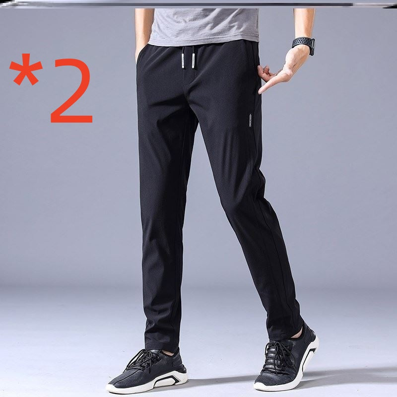 A Corporate Thin Loose Casual Drawstring Sweat pant